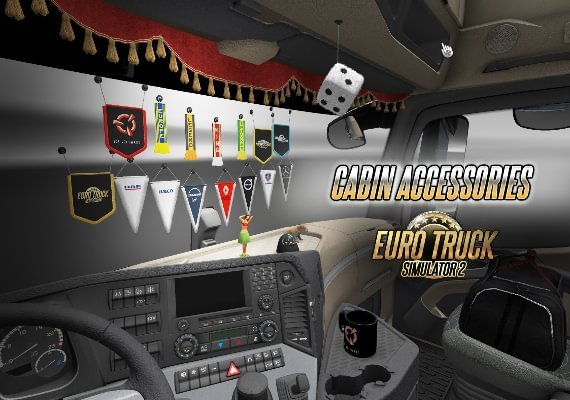 Euro Truck Simulator 2 - Cabin Accessories (DLC) (PC) Euro Truck Simulator 2 - Cabin Accessories (DLC) (PC)