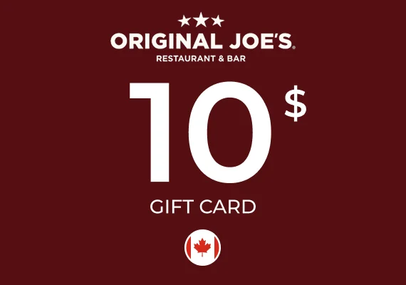 Original Joe's Gift Card 10 CAD