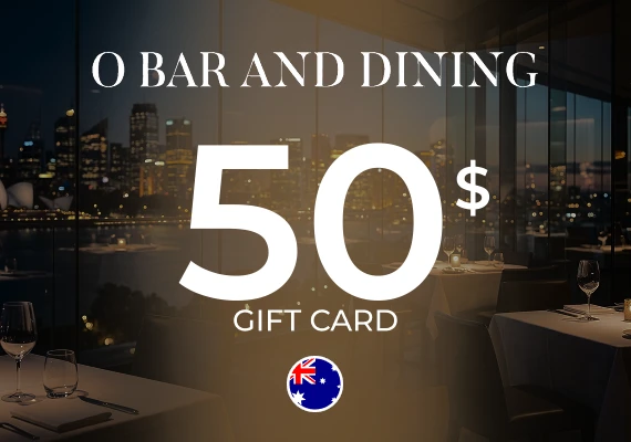 O Bar and Dining Gift Card 50 AUD
