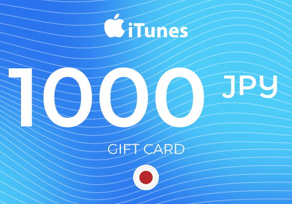 Apple iTunes Gift Card 1000 JPY Apple iTunes Gift Card 1000 JPY