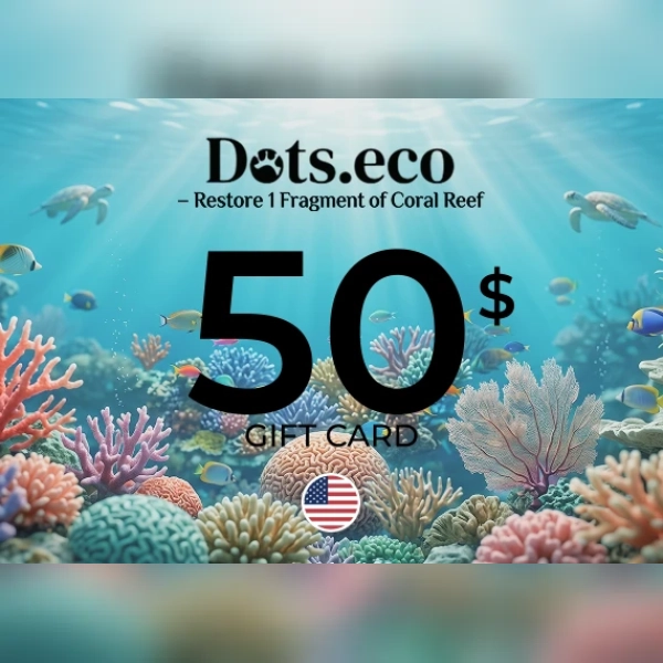 Dots.eco - Restore 1 fragment of coral reef Gift Card 50 USD Key - UNITED STATES