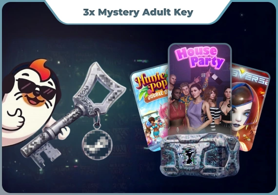 3x Adult Mystery Steam Keys