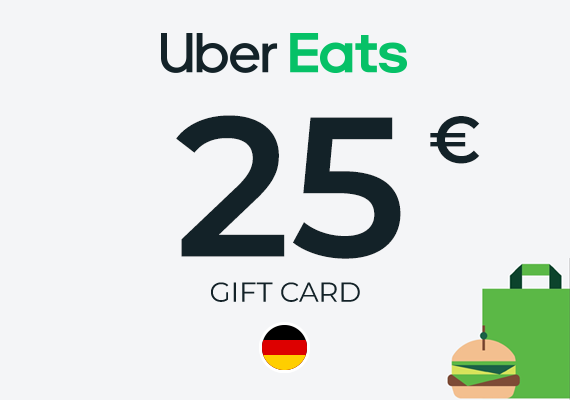 Uber Eats Gift Card 25 EUR (DE) Uber Eats Gift Card 25 EUR (DE)