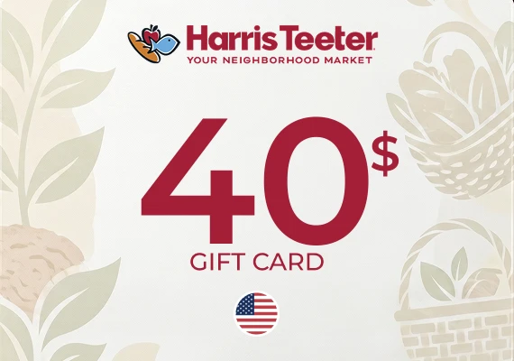 Harris Teeter Gift Card 40 USD