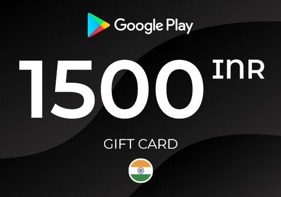 Google Play Gift Card 1500 INR Google Play Gift Card 1500 INR