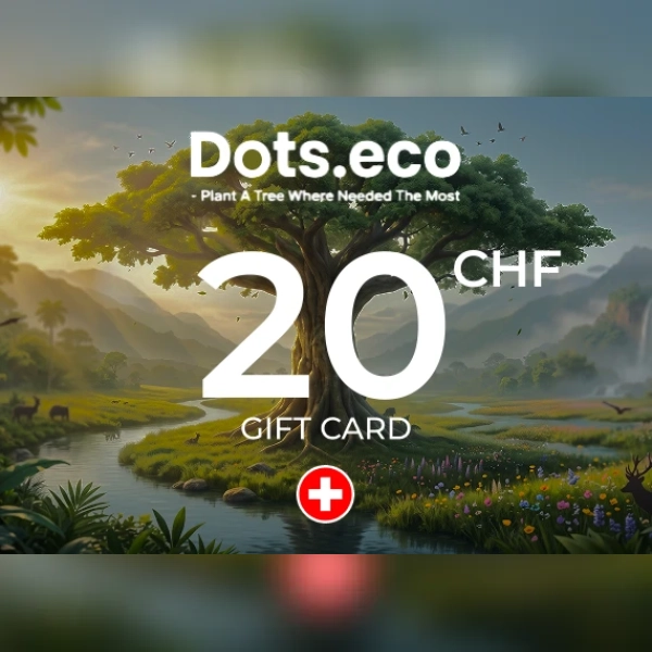 Dots.eco - Plant A Tree Where Needed The Most Gift Card 20 CHF Key - SWITZERLAND