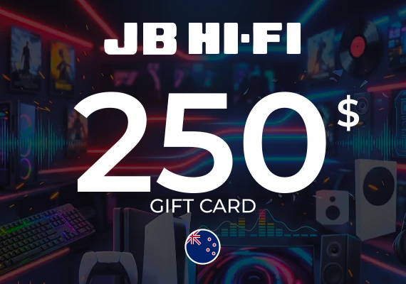 JB Hi-Fi Gift Card 250 NZD