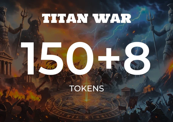 Titan War - 150 +8 Tokens 