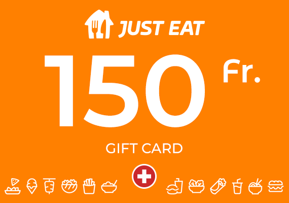Just Eat Gift Card 150 CHF (CH) Key - SWITZERLAND