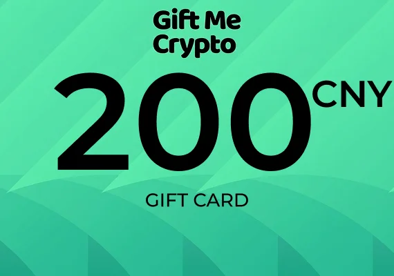 Gift Me Crypto Gift Card 200 CNY