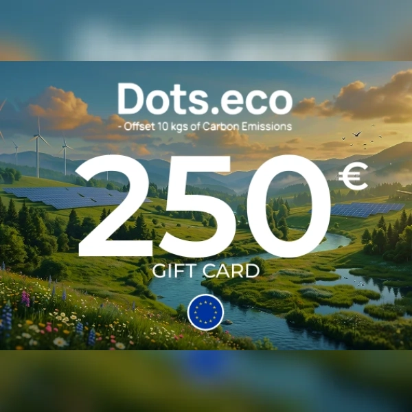 Dots.eco - Offset 10 kgs of CARBON EMISSIONS Gift Card 250 EUR Key - EU