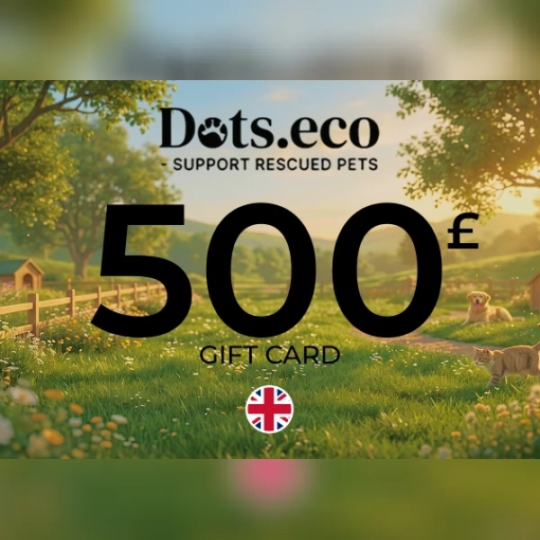 Dots.eco - Support Rescued Pets Gift Card 500 GBP Key - UNITED KINGDOM