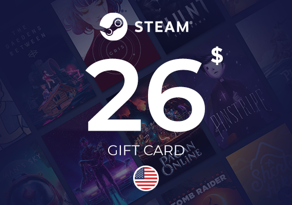 Steam Wallet Gift Card 26 USD