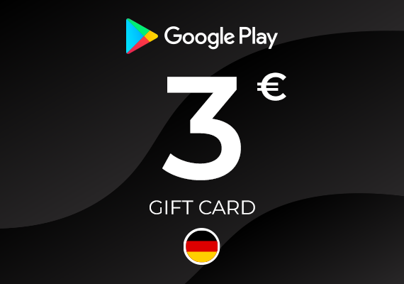 Google Play Gift Card 3 EUR Google Play Gift Card 3 EUR