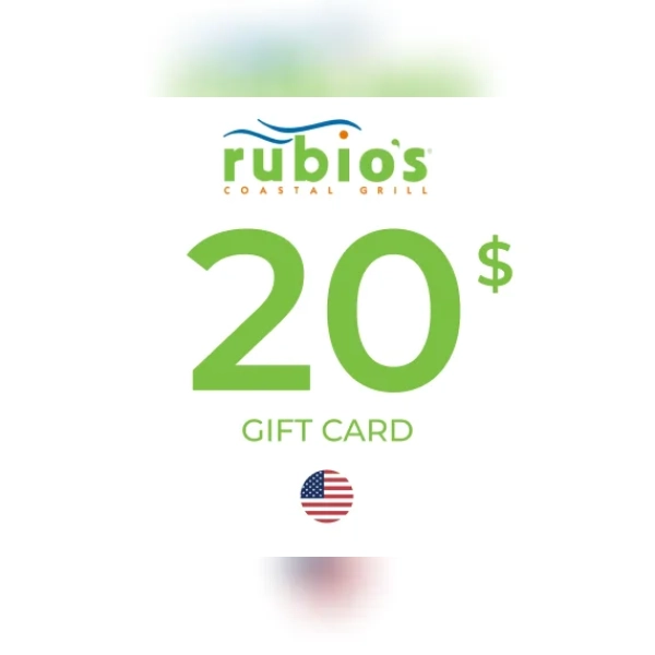 Rubio’s Coastal Grill Gift Card 20 USD Key - UNITED STATES