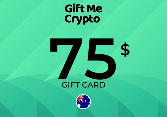 Gift Me Crypto Gift Card 75 AUD
