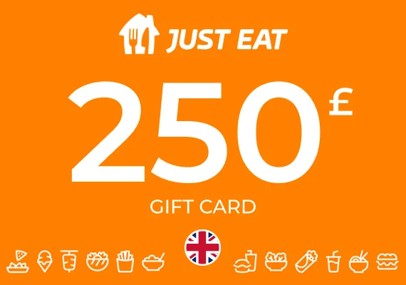 Just Eat Gift Card 250 GBP
