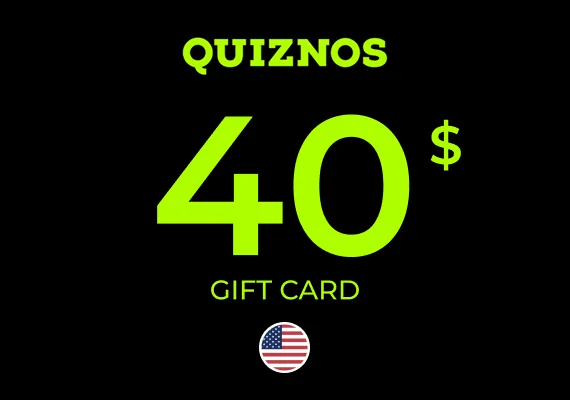 Quiznos Gift Card 40 USD