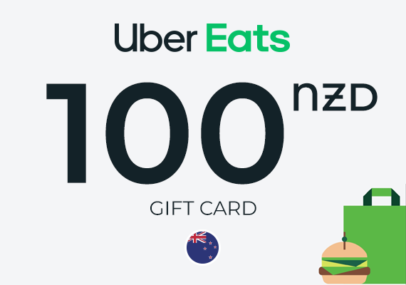 Uber Eats Gift Card 100 NZD