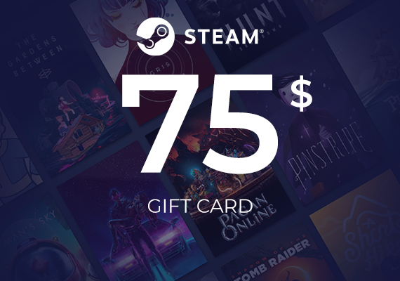 Steam Wallet Gift Card 75 USD