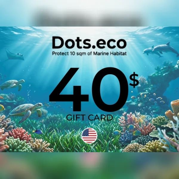 Dots.eco - Protect 10 sqm of Marine Habitat Gift Card 40 USD Key - UNITED STATES