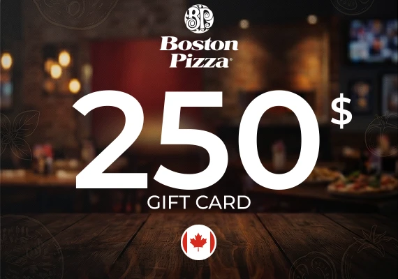 Boston Pizza Gift Card 250 CAD