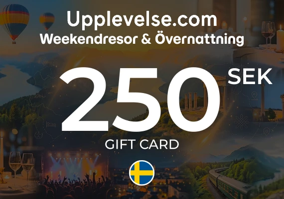 Weekendresor & Övernattning - Upplevelse.com Gift Card 250 SEK