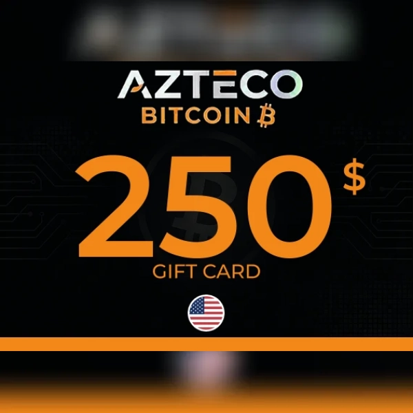 Azteco Bitcoin Voucher - Lightning Gift Card 250 USD Key - UNITED STATES
