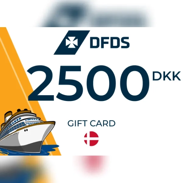 DFDS Gift Card 2500 DKK Key - DENMARK
