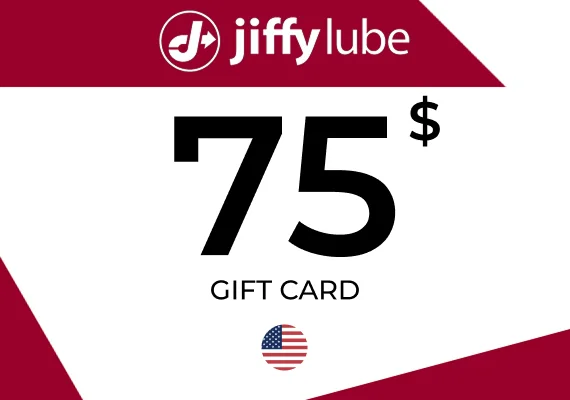 Jiffy Lube Gift Card 75 USD