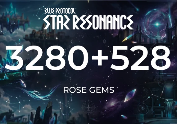 Blue Protocol: Star Resonance - 3280 + 528 Rose Gem