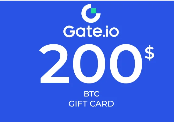 Gate.io Gift Card (BTC) 200 USD