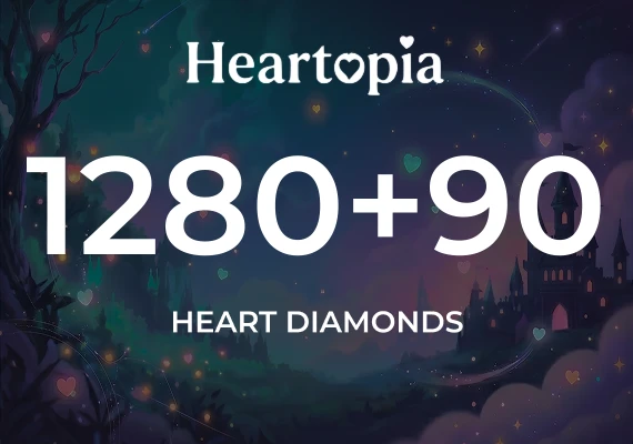 Heartopia - 1280+90 Heart Diamonds