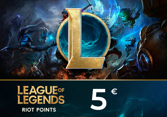 League of Legends Riot Points 5 EUR