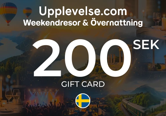 Weekendresor & Övernattning - Upplevelse.com Gift Card 200 SEK