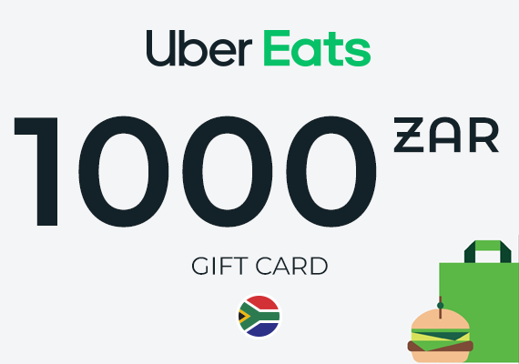 Uber Eats Gift Card 1000 ZAR Uber Eats Gift Card 1000 ZAR