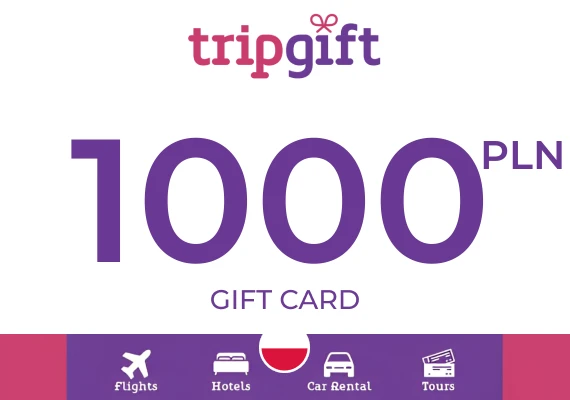 TripGift Gift Card 1000 PLN