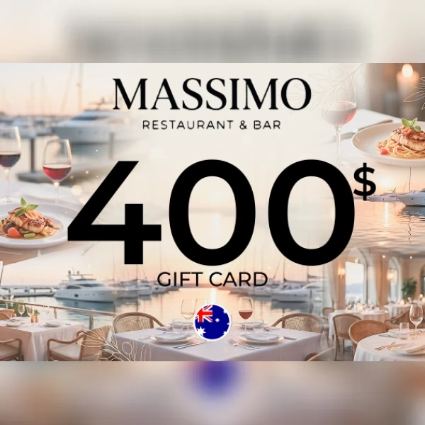 Massimo Restaurant & Bar Gift Card 400 AUD Key - AUSTRALIA