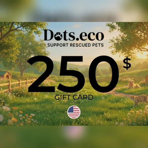 Dots.eco - Support Rescued Pets Gift Card 250 USD Key - UNITED STATES