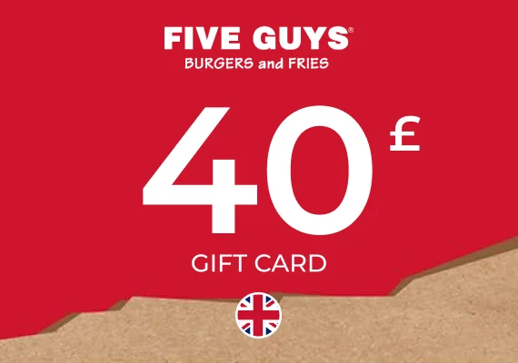 Five Guys Gift Card 40 GBP