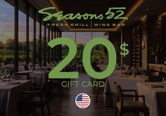 Seasons 52 Gift Card 20 USD