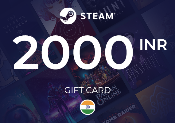 Steam Wallet Gift Card 2000 INR Key - INDIA