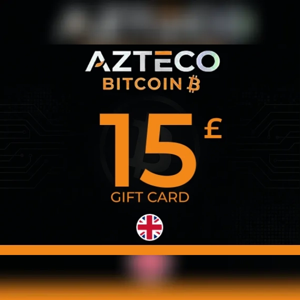 Azteco Bitcoin Voucher - Lightning Gift Card 15 GBP Key - UNITED KINGDOM
