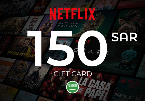Netflix Gift Card 150 SAR