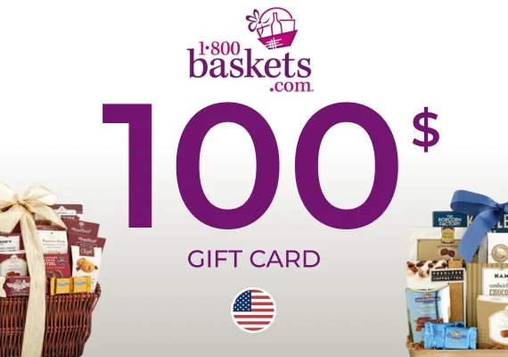 1-800-Baskets Gift Card 100 USD 1-800-Baskets Gift Card 100 USD