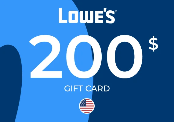 Lowe's Gift Card 200 USD