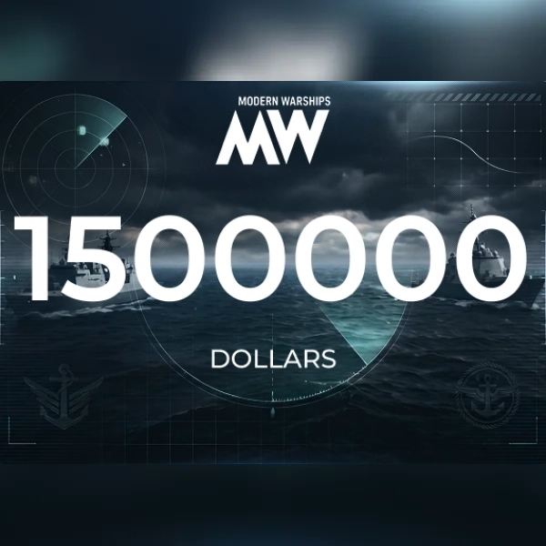 Modern Warships - 1500000 Dollars Direct Top-Up - GLOBAL