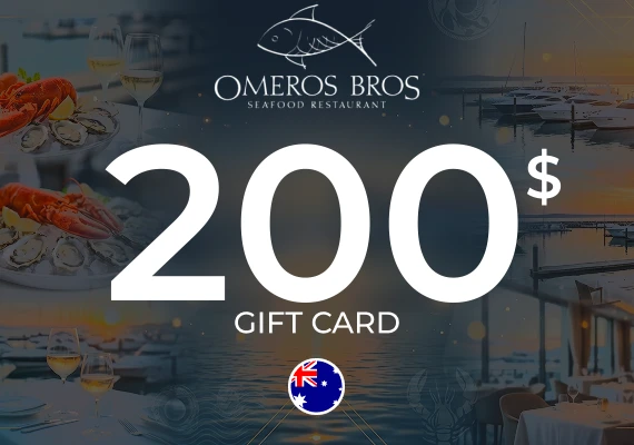 Omeros Bros Gift Card 200 AUD