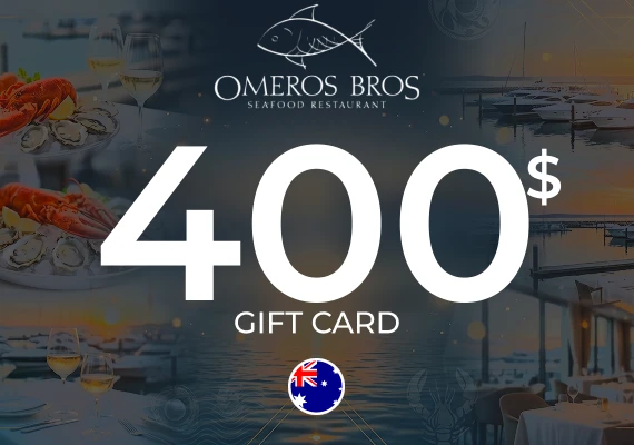 Omeros Bros Gift Card 400 AUD