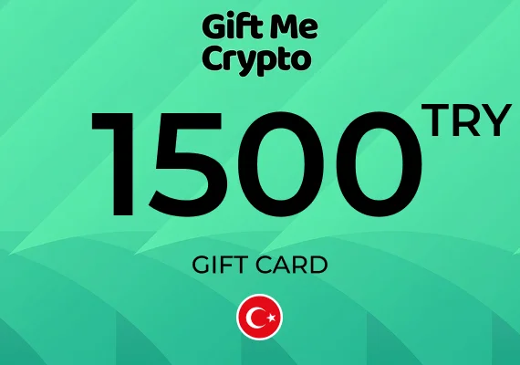 Gift Me Crypto Gift Card 1500 TRY